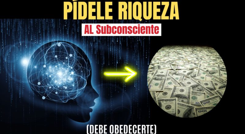 Pídele RIQUEZA a tu subconsciente (TE DEBE OBEDECER)